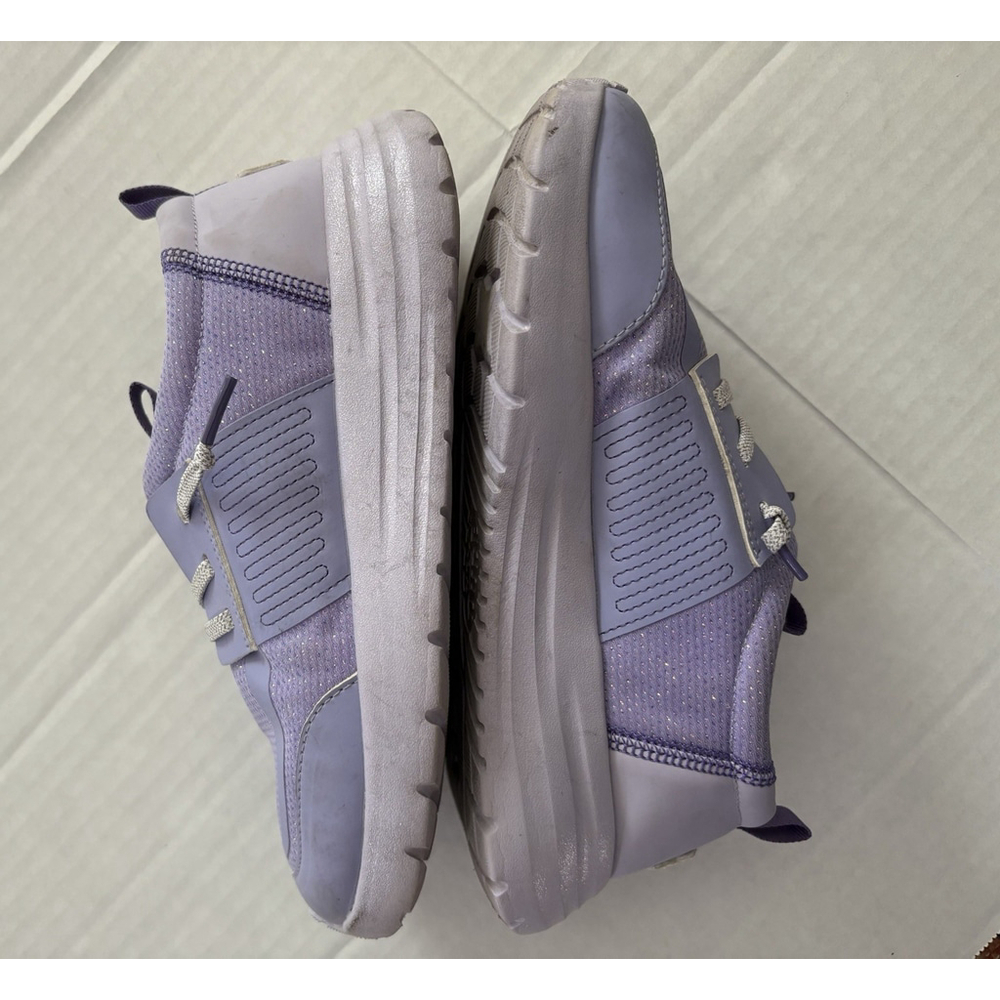 Hey Dude SIROCCO PLAY Y PASTEL OMBRE Purple Lilac Slip-On Shoes Size J4 Girls - Picture 3 of 9